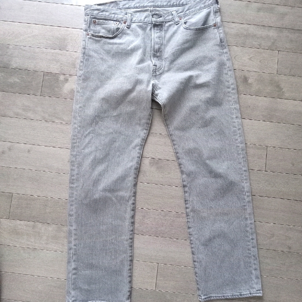 Levi's 501 Men 34 x 29 Grey Vintage GUC